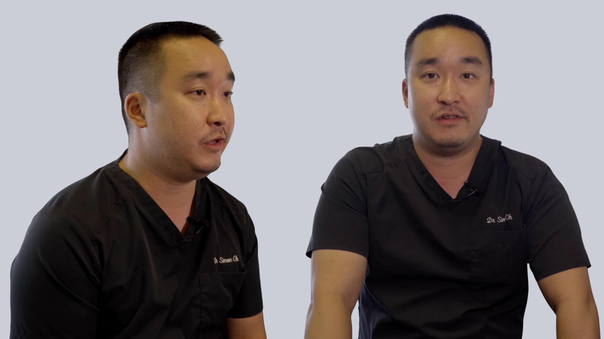 Reference photo of Dr. Simon Oh against a plain backdrop